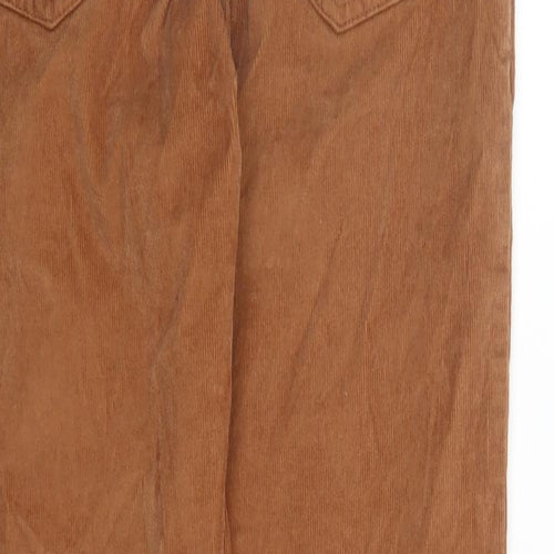 Goodthreads Mens Brown Cotton Trousers Size 28 in L29 in Regular Zip