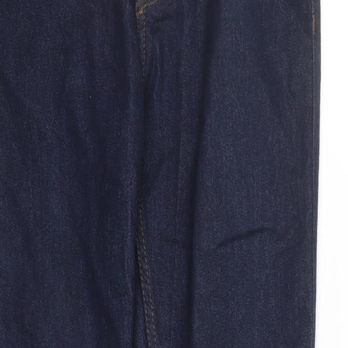 Denim & Co. Mens Blue Cotton Skinny Jeans Size 30 in L30 in Regular Button - Pockets