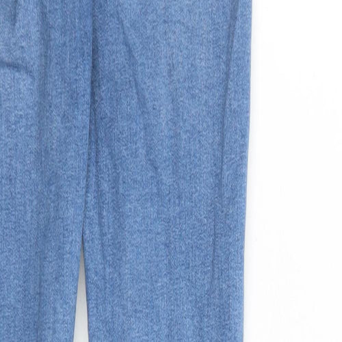 Denim & Co. Womens Blue Cotton Skinny Jeans Size 8 L29 in Regular Zip - Pockets
