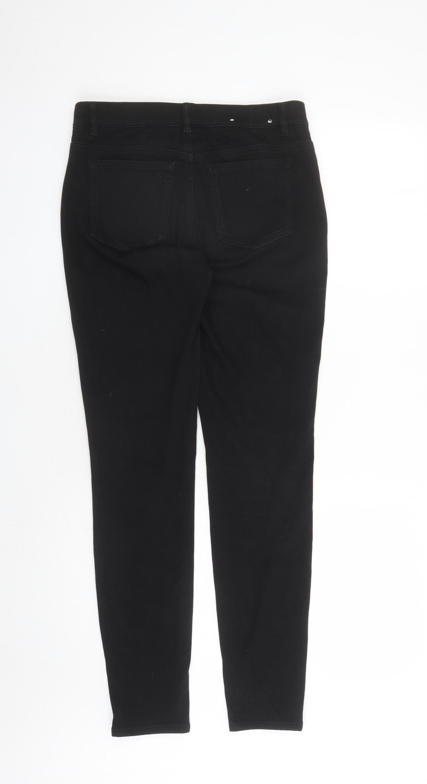 Uniqlo Womens Black Cotton Jegging Jeans Size M L29 in Regular