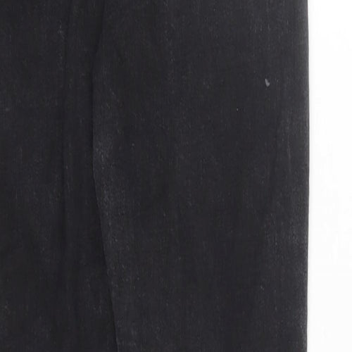 Denim & Co. Womens Black Cotton Skinny Jeans Size 10 L28 in Regular Zip - Pockets