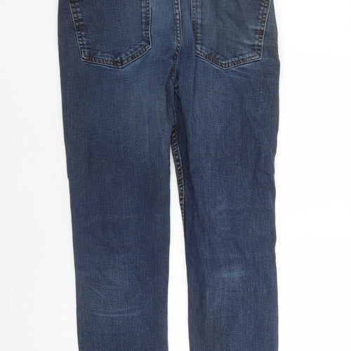 Denim & Co. Mens Blue Cotton Straight Jeans Size 30 in L27 in Regular Button - Pockets
