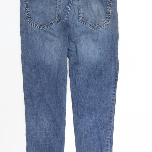 Denim & Co. Mens Blue Cotton Straight Jeans Size 30 in L28 in Regular Button - Pockets