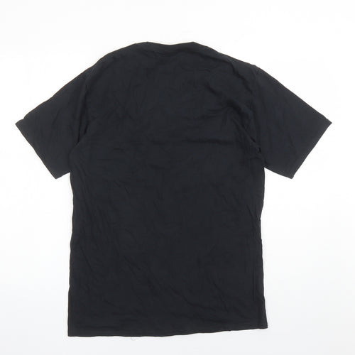 Port & Company Mens Black Cotton T-Shirt Size M Crew Neck - My Favourite Engineer Calls Me Brother