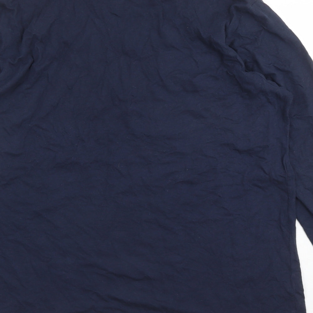 The Simpsons Mens Blue Polyester T-Shirt Size L Crew Neck
