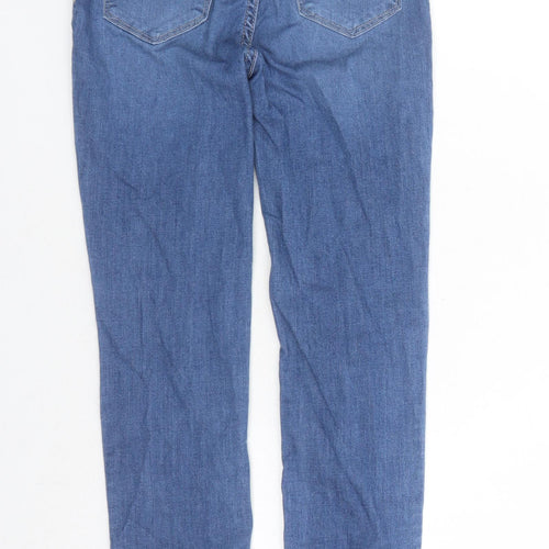 H&M Girls Blue Cotton Jegging Jeans Size S L24 in Regular - Elasticated Waist