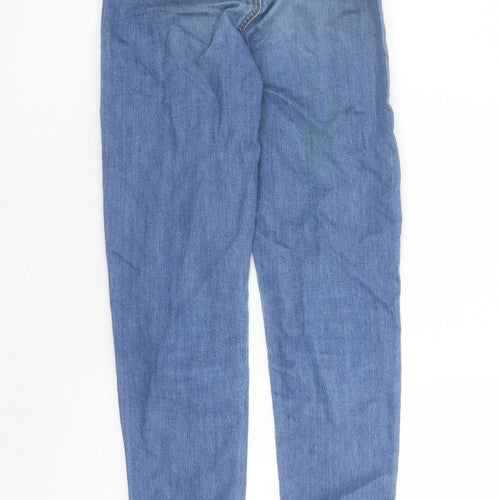 Nutmeg Girls Blue Cotton Jegging Jeans Size 9-10 Years L24 in Regular - Elasticated Waist