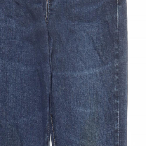 Levi's Womens Blue Cotton Bootcut Jeans Size 28 in L31 in Regular Zip - Pockets