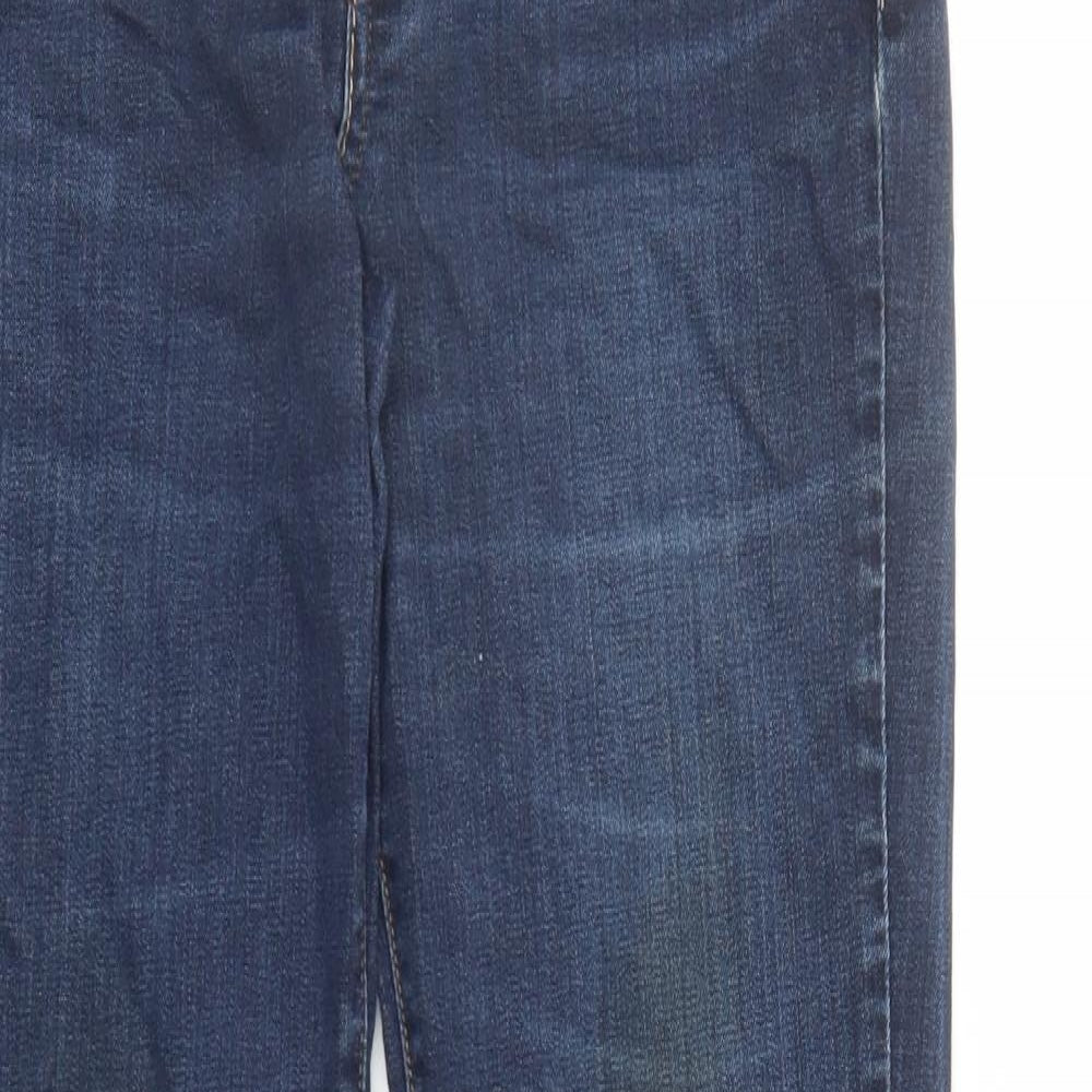 Levi's Womens Blue Cotton Bootcut Jeans Size 28 in L31 in Regular Zip - Pockets