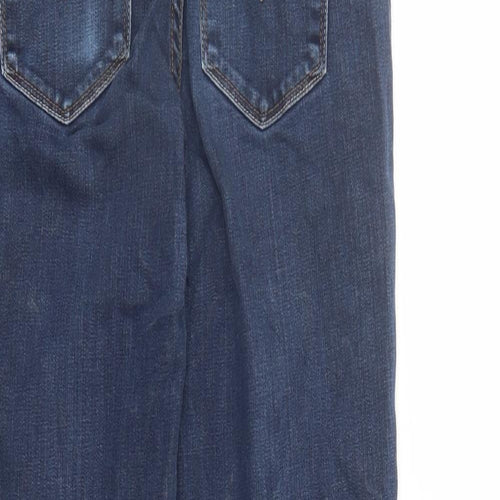 Levi's Womens Blue Cotton Bootcut Jeans Size 28 in L31 in Regular Zip - Pockets