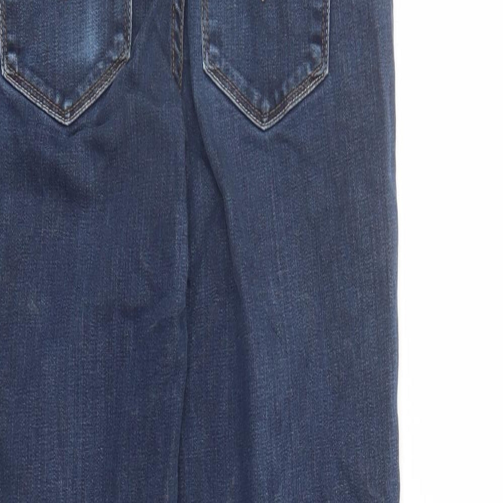 Levi's Womens Blue Cotton Bootcut Jeans Size 28 in L31 in Regular Zip - Pockets