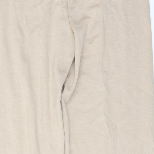 Marks and Spencer Womens Beige Polyester Trousers Size 20 L29 in Regular