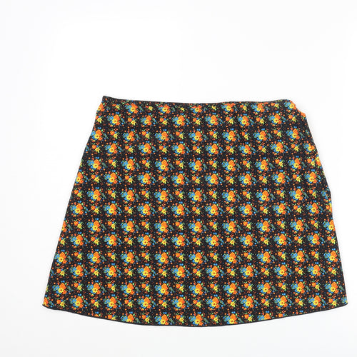 Cotton Traders Womens Multicoloured Floral Polyamide Swim Bottom Size 16 - Swim Skirt