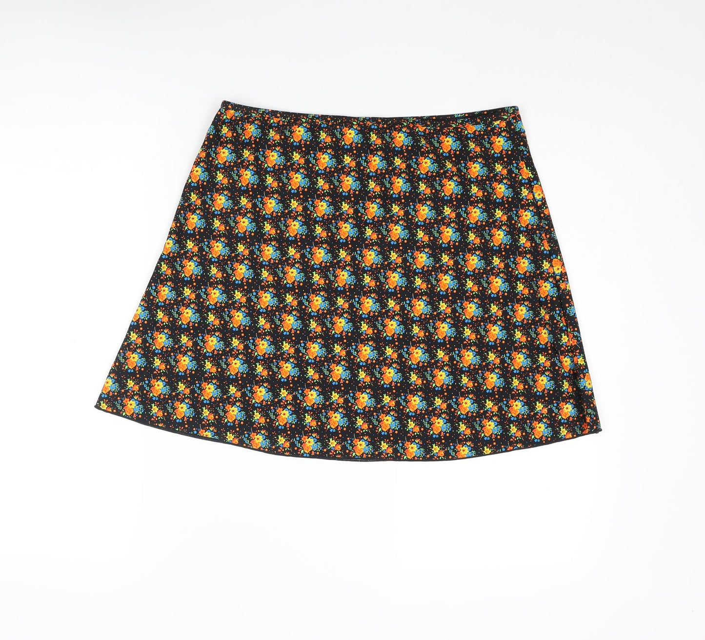 Cotton Traders Womens Multicoloured Floral Polyamide Swim Bottom Size 16 - Swim Skirt