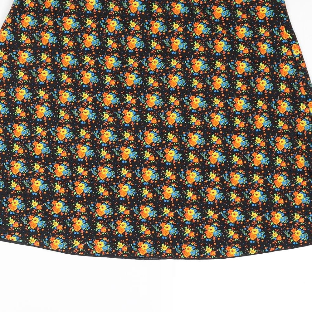 Cotton Traders Womens Multicoloured Floral Polyamide Swim Bottom Size 16 - Swim Skirt