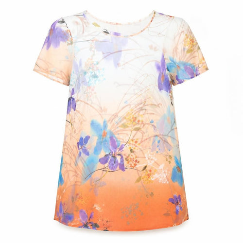 Autograph Womens Multicoloured Floral Polyester Cover Up Size 18 - Semi Sheer