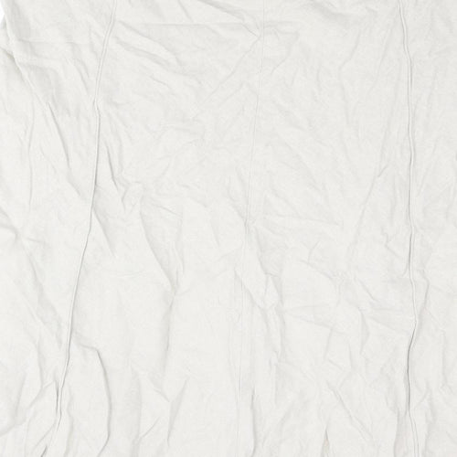 Bonmarché Womens Beige Linen Trumpet Skirt Size 22