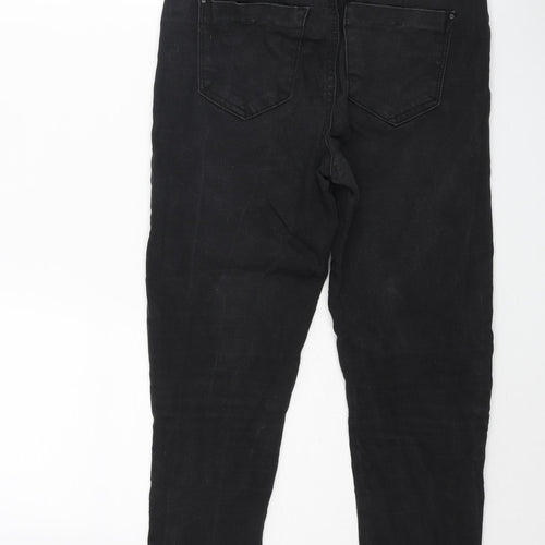 Celebrity Pink Womens Black Cotton Skinny Jeans Size 25 in L24 in Regular Zip