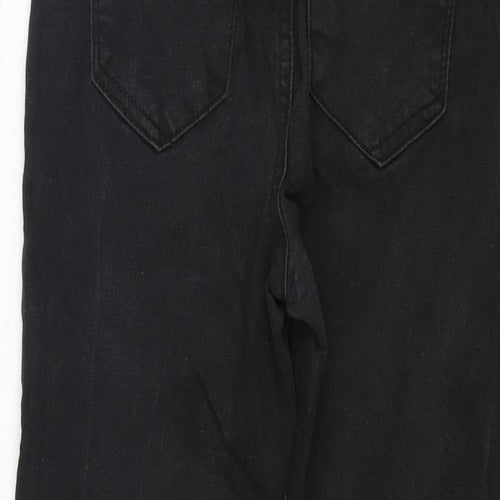 Celebrity Pink Womens Black Cotton Skinny Jeans Size 25 in L24 in Regular Zip