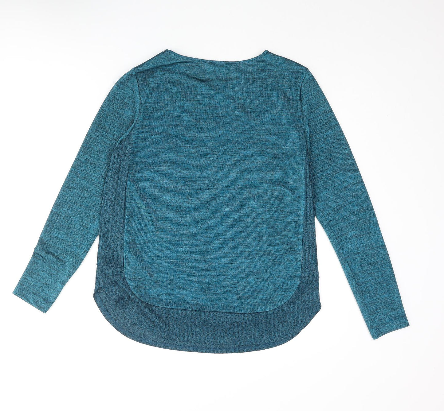 Per Una Womens Blue Round Neck Polyester Pullover Jumper Size 12