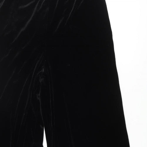 Ronni Nicole Womens Black Polyester Trousers Size 16 L31 in Regular