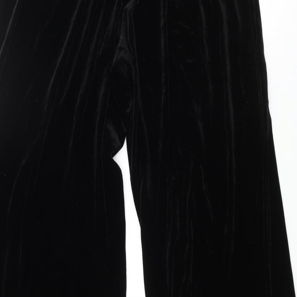 Ronni Nicole Womens Black Polyester Trousers Size 16 L31 in Regular
