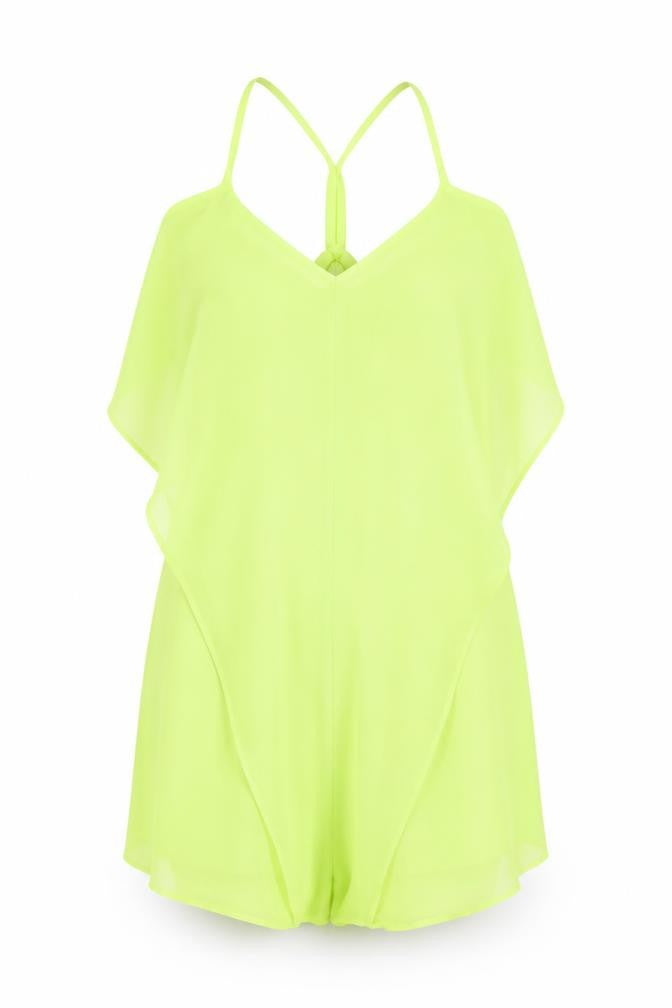 ASOS Womens Green Polyester Cover Up Size 8 - Slip Dress