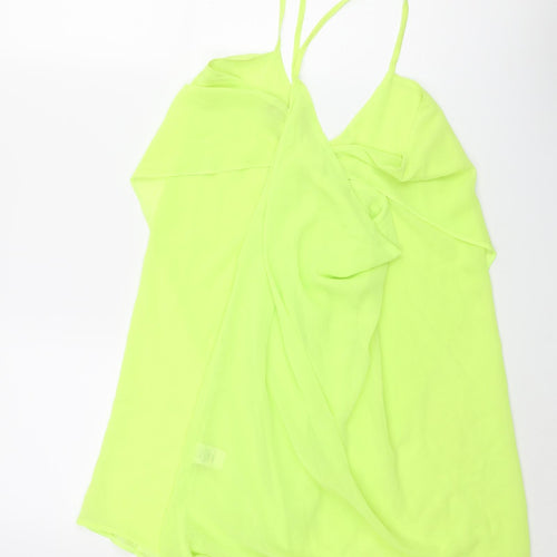 ASOS Womens Green Polyester Cover Up Size 8 - Slip Dress
