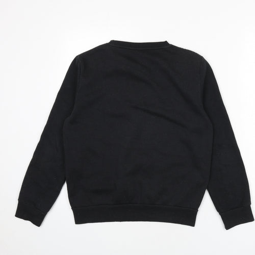 Disney Womens Black Polyester Pullover Sweatshirt Size 6 Pullover - Size 6-8, Mickey and Minnie
