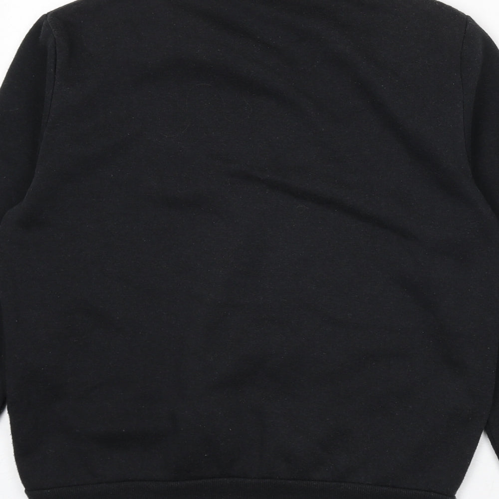 Disney Womens Black Polyester Pullover Sweatshirt Size 6 Pullover - Size 6-8, Mickey and Minnie