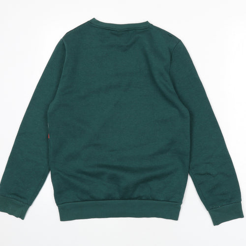 Disney Womens Green Polyester Pullover Sweatshirt Size 6 Pullover - Size 6-8, Mickey Mouse