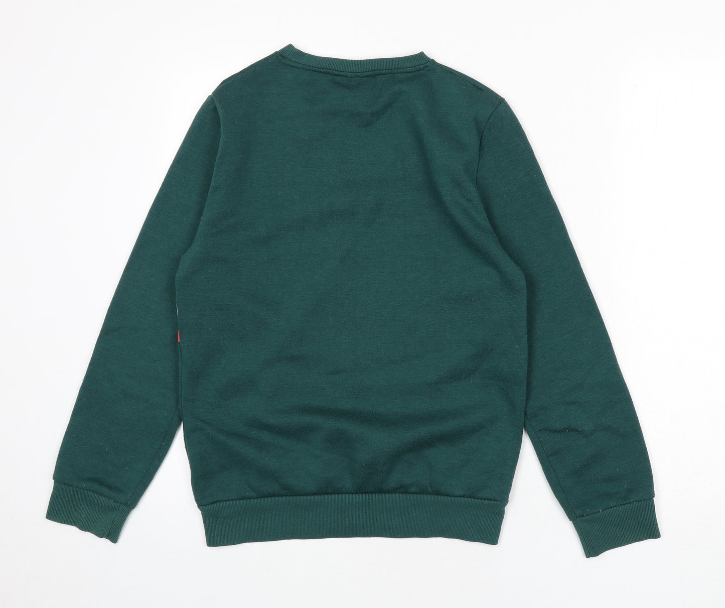 Disney Womens Green Polyester Pullover Sweatshirt Size 6 Pullover - Size 6-8, Mickey Mouse