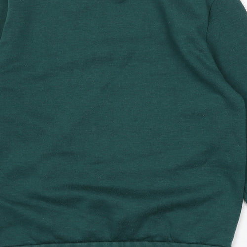 Disney Womens Green Polyester Pullover Sweatshirt Size 6 Pullover - Size 6-8, Mickey Mouse