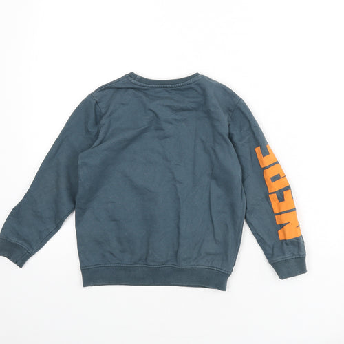 NERF Boys Blue Cotton Pullover Sweatshirt Size 7 Years Pullover