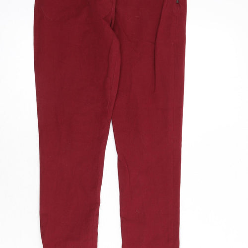 French Connection Womens Red Cotton Skinny Jeans Size 10 L26 in Regular Zip