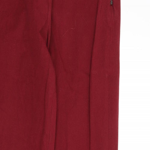 French Connection Womens Red Cotton Skinny Jeans Size 10 L26 in Regular Zip