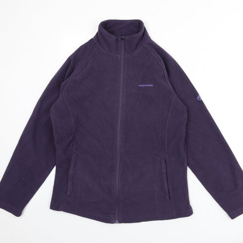 Craghoppers Womens Purple Jacket Size 12 Zip