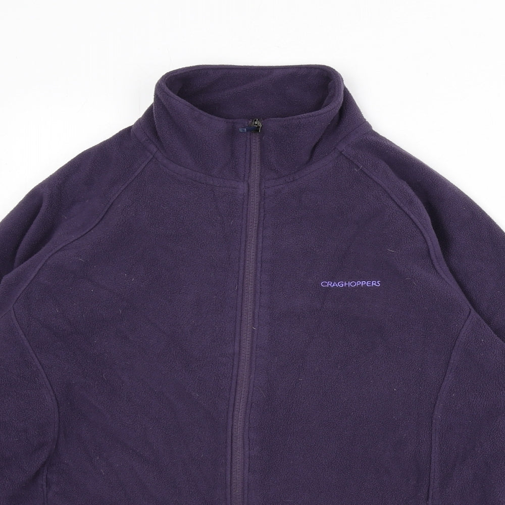 Craghoppers Womens Purple Jacket Size 12 Zip
