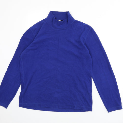 Uniqlo Womens Blue Polyester Pullover Sweatshirt Size M Pullover