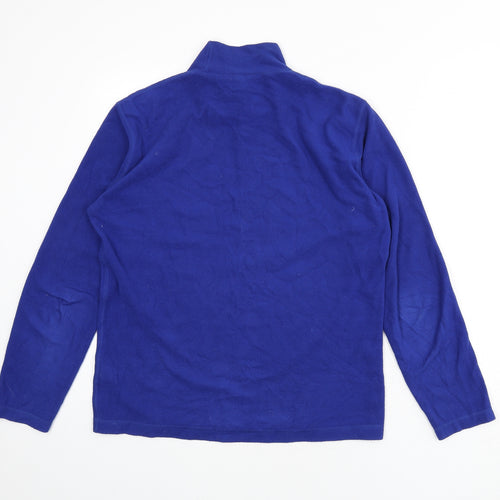 Uniqlo Womens Blue Polyester Pullover Sweatshirt Size M Pullover