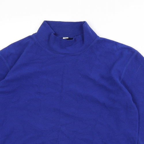 Uniqlo Womens Blue Polyester Pullover Sweatshirt Size M Pullover