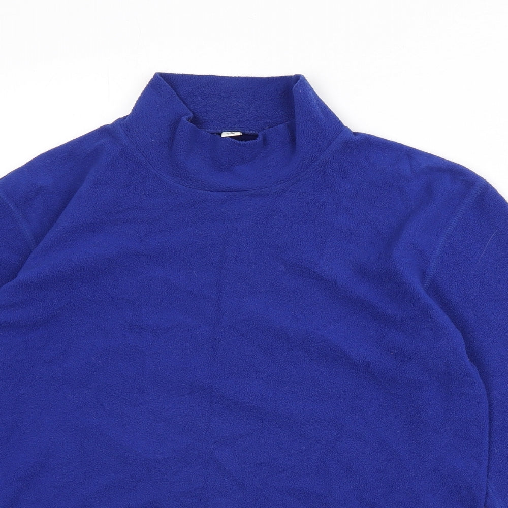 Uniqlo Womens Blue Polyester Pullover Sweatshirt Size M Pullover