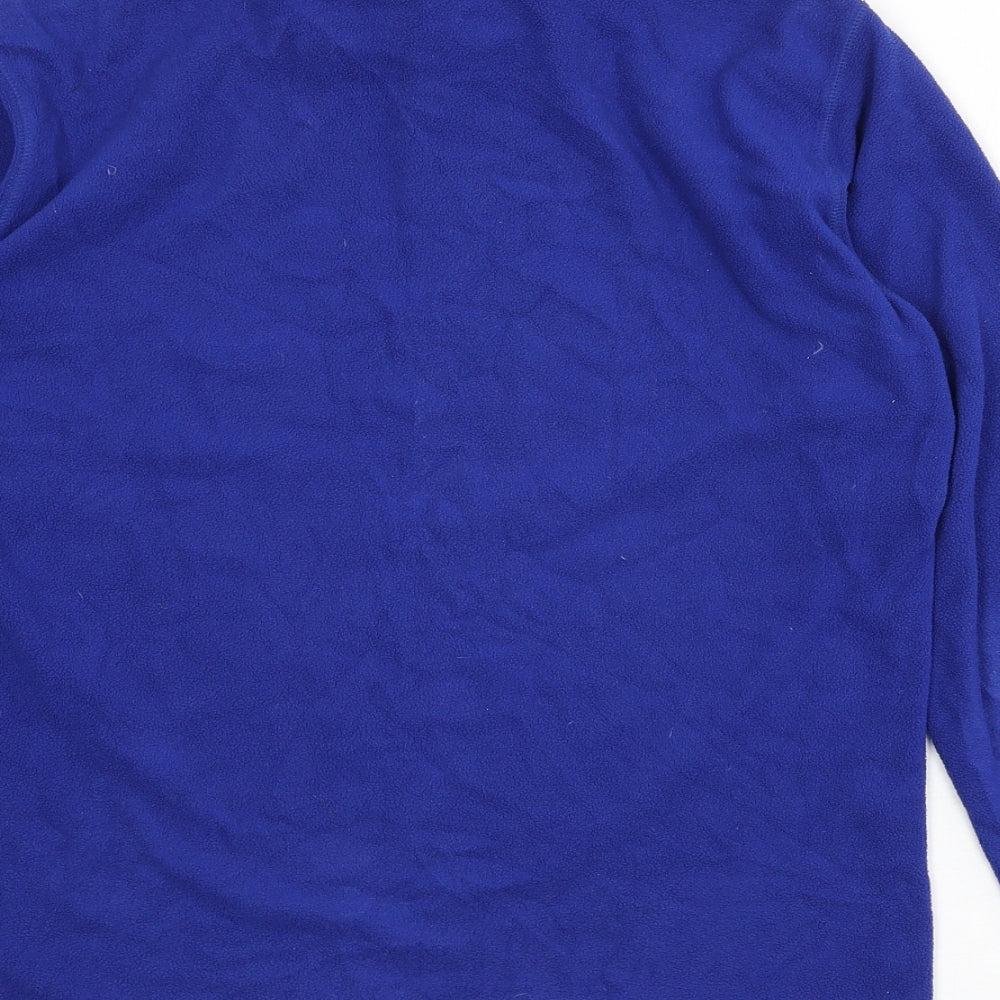 Uniqlo Womens Blue Polyester Pullover Sweatshirt Size M Pullover