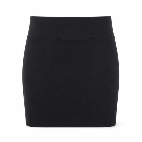 Marks and Spencer Womens Black Cotton Bandage Skirt Size 12