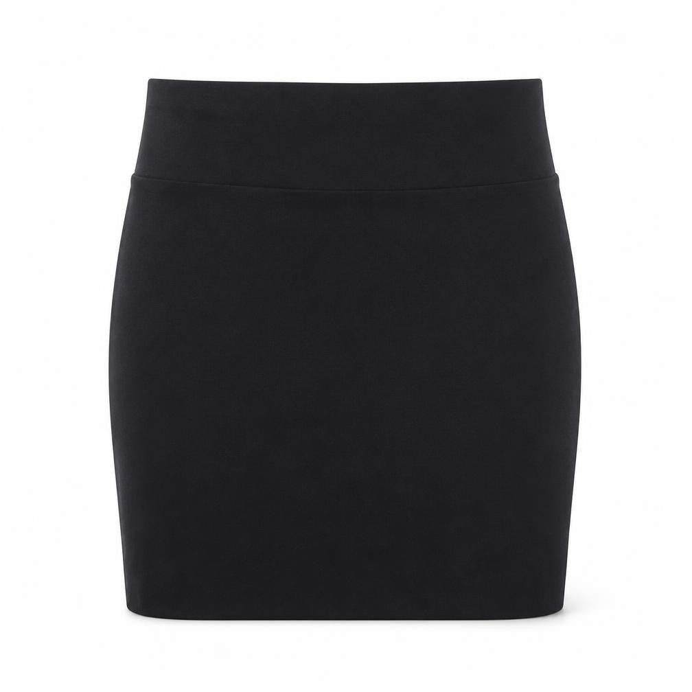 Marks and Spencer Womens Black Cotton Bandage Skirt Size 12