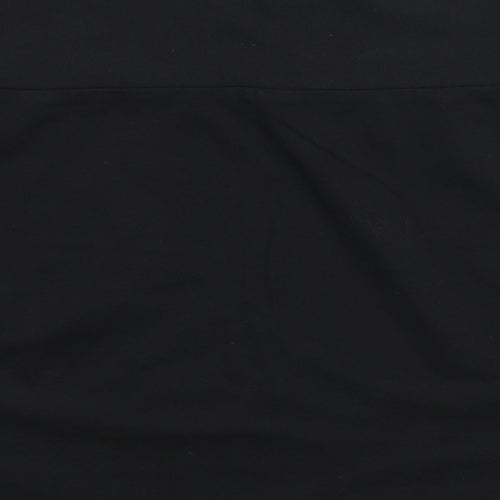 Marks and Spencer Womens Black Cotton Bandage Skirt Size 12