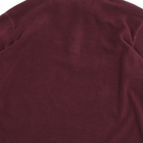 Regatta Womens Purple Polyester Pullover Sweatshirt Size 18 Zip