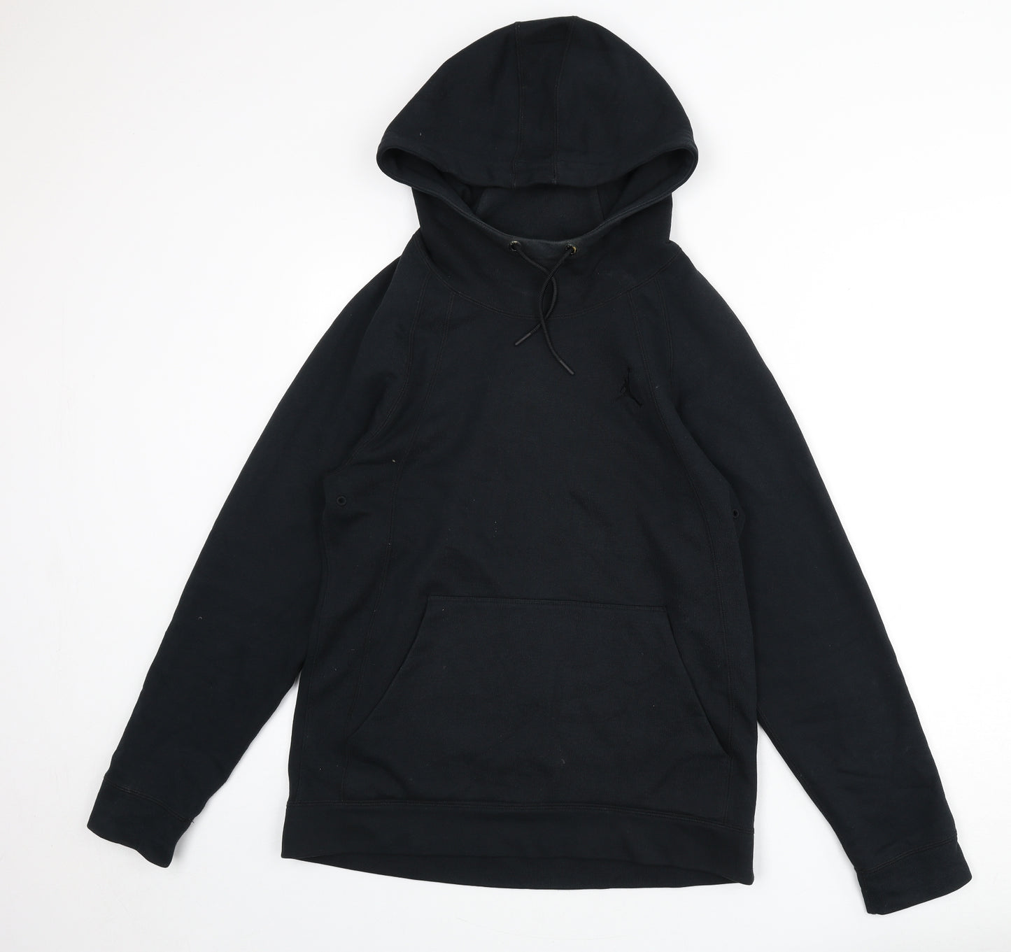 Jordan Mens Black Cotton Pullover Hoodie Size M