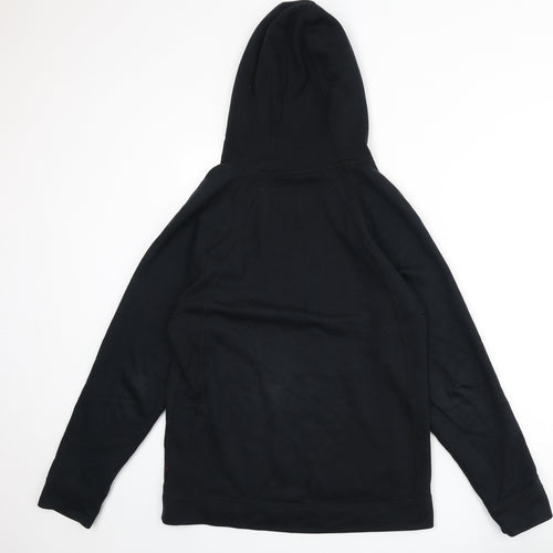 Jordan Mens Black Cotton Pullover Hoodie Size M