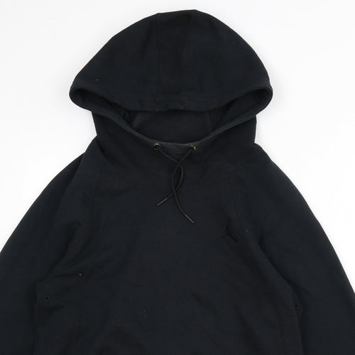 Jordan Mens Black Cotton Pullover Hoodie Size M